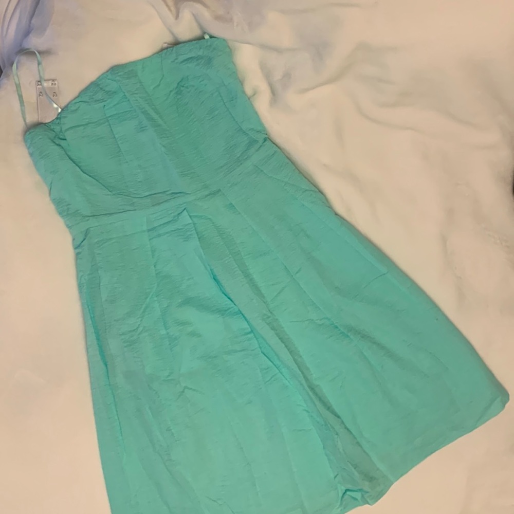 J Crew strapless summer dress sz 2